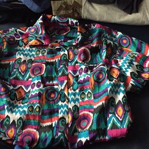 Cool Vintage Button up Polo..go have some fun!